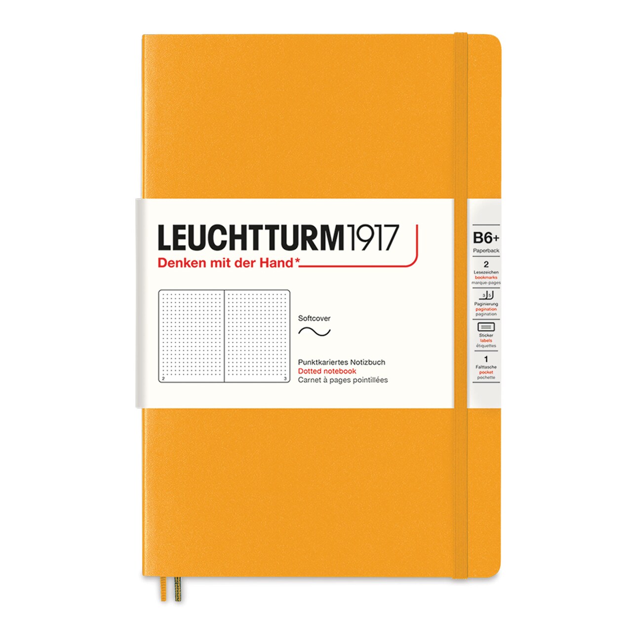 Leuchtturm1917 Dotted Softcover Notebook - Rising Sun, 5" x 7-1/2"